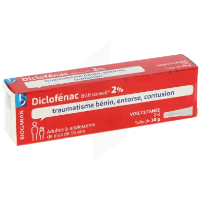 DICLOFENAC BGR CONSEIL 2 % Gel T/30g