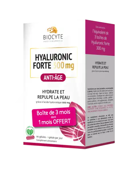 Biocyte Hyaluronic Forte 300mg Gélules 3b/30