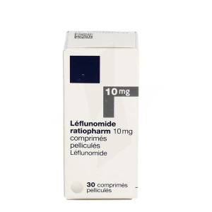 Leflunomide Ratiopharm 10 Mg, Comprimé Pelliculé