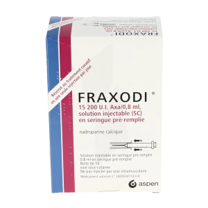 Fraxodi 15 200 U.i. Axa/0,8 Ml, Solution Injectable (s.c.) En Seringue Pré-remplie