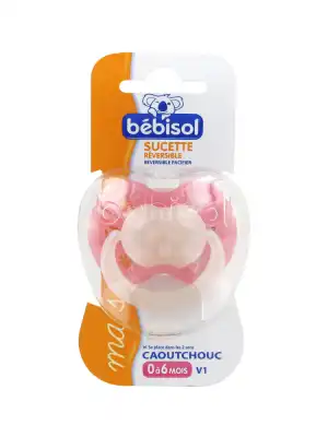Bebisol Sucette Reversible Caoutchouc 6 Mois + à HEROUVILLE ST CLAIR