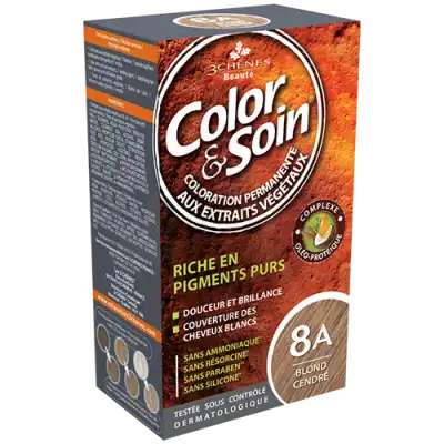 Acheter COLOR&SOIN Kit coloration permanente 8A blond cendré à TOULON