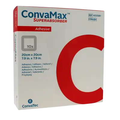 Convamax Superabsorber Pansement Adhesif - 20 X 20 Cm - 10 Pièces à MARSEILLE