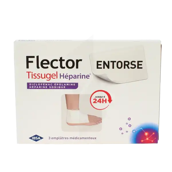 Flector Tissugel Heparine 1 G/40 000 Ui Pour 100 G, Emplâtre Médicamenteux