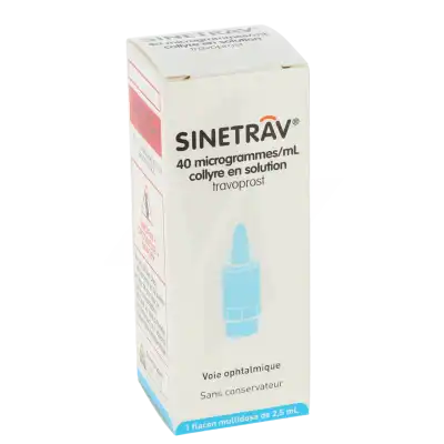 Sinetrav 40 Microgrammes/ml, Collyre En Solution à CHAMPAGNOLE