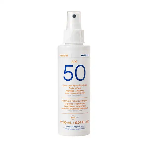 Korres Yaourt Visage&corps Spf50 Spray 150ml