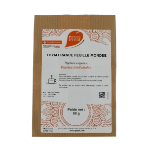 Iphym Santé Thym De Provence Plantes En Vrac Entières Et Coupées 50g