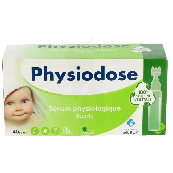 Physiodose Solution Sérum Physiologique 40unidoses/5ml