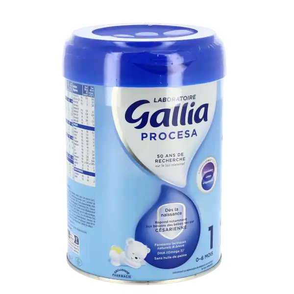 Gallia Procesa 1er âge Lait en poudre Boîte de 800 g