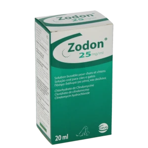 Zodon 25 Mg/ml S Buv Chien Chat Fl/20ml