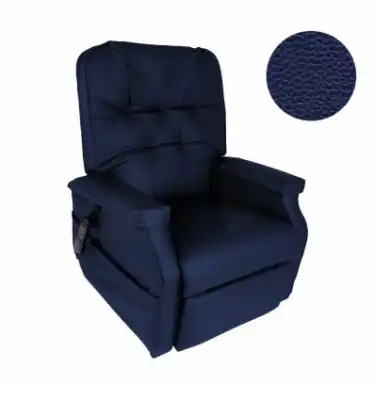 Fauteuil Relevateur Success en simili cuir couleur marine