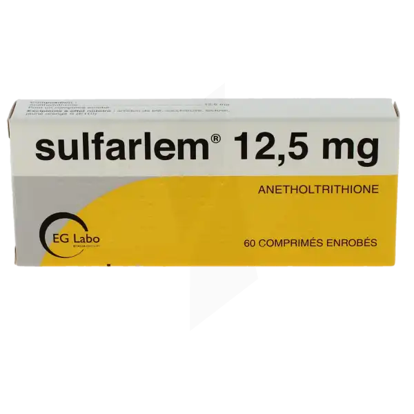 Sulfarlem 12,5 Mg, Comprimé Enrobé