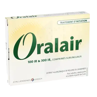 Oralair 100 Ir & 300 Ir, Comprimé Sublingual à GRENOBLE