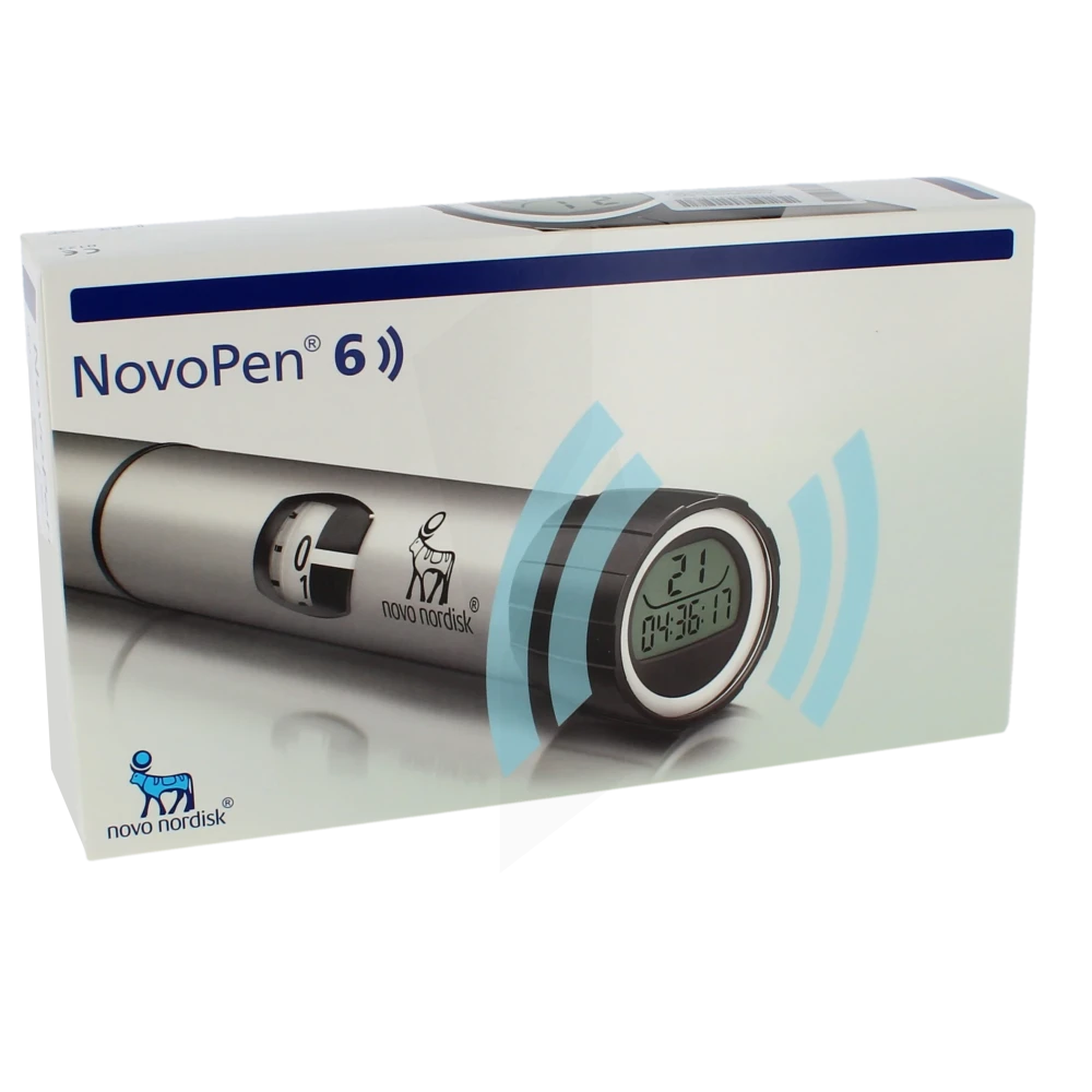 Novopen 6 Stylo Injecteur Insuline Réutilisable Grey