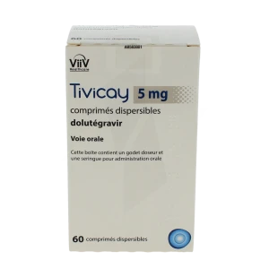 Tivicay 5 Mg, Comprimé Dispersible