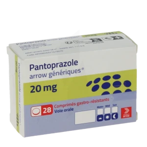 Pantoprazole Arrow Generiques 20 Mg, Comprimé Gastro-résistant