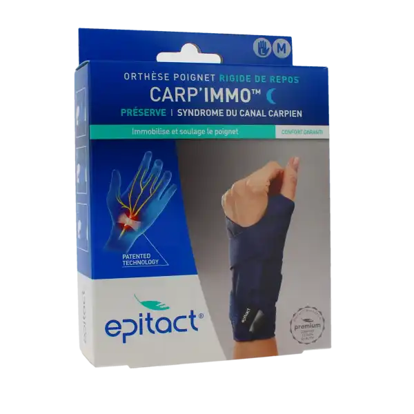 Carp'immo OrthÈse Poignet Rigide De Repos Gauche M