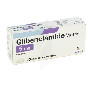 Glibenclamide Viatris 5 Mg, Comprimé Sécable