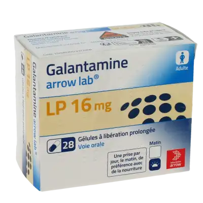 Galantamine Arrow Lab Lp 16 Mg, Gélule à Libération Prolongée à CHAMPAGNOLE