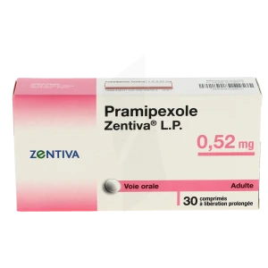 Pramipexole Zentiva Lp 0,52 Mg, Comprimé à Libération Prolongée