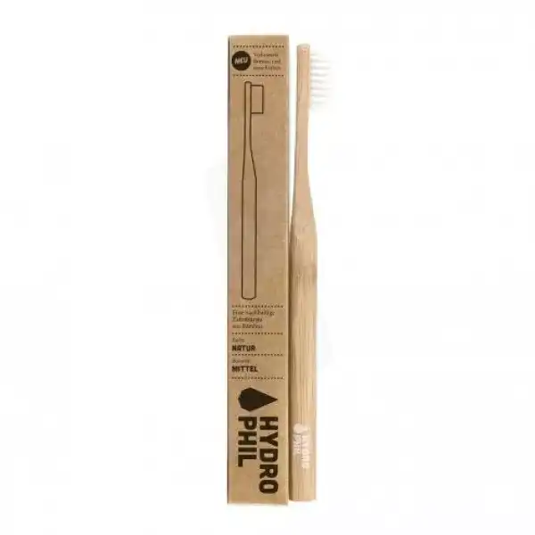 Lamazuna Hydrophil Brosse à Dents En Bambou Naturel Médium 14g