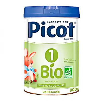 Picot Bio 1 Lait Poudre B/800g à SEYNOD