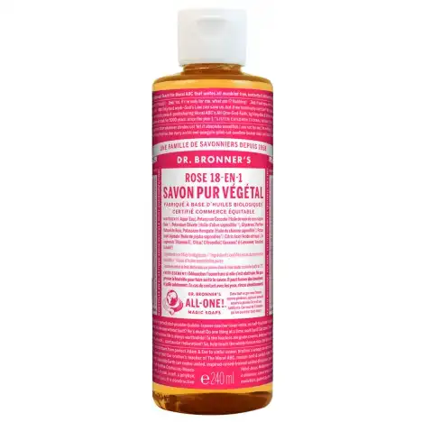 Dr Bronner's Savon Liquide Rose 240 Ml