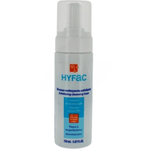 Hyfac Mousse Nettoyante Exfoliante 150ml