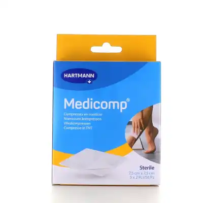 Medicomp Compresse 7,5x7,5cm B/10 à Saint-Avold