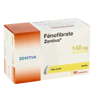 Fenofibrate Zentiva 145 Mg, Comprimé à Bordeaux