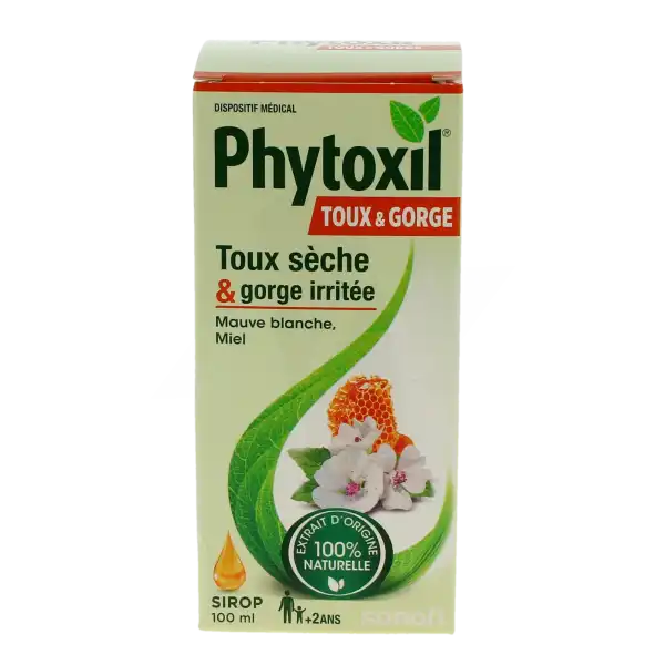 Phytoxil Toux Et Gorge Sirop Adulte Enfant +2 Ans Falcon De 100 Ml