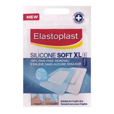 Elastoplast Soft Protect Pansements Silicone Xl B/5 à PINS-JUSTARET