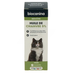 Biocanina Huile De Chanvre 5% Fl/10ml