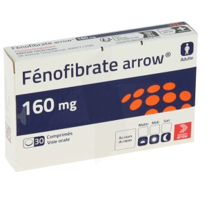 Fenofibrate Arrow 160 Mg, Comprimé