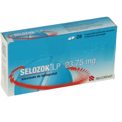Selozok Lp 23,75 Mg, Comprimé Pelliculé Sécable à Libération Prolongée à Lavernose-Lacasse