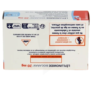 Leflunomide Biogaran 20 Mg, Comprimé Pelliculé