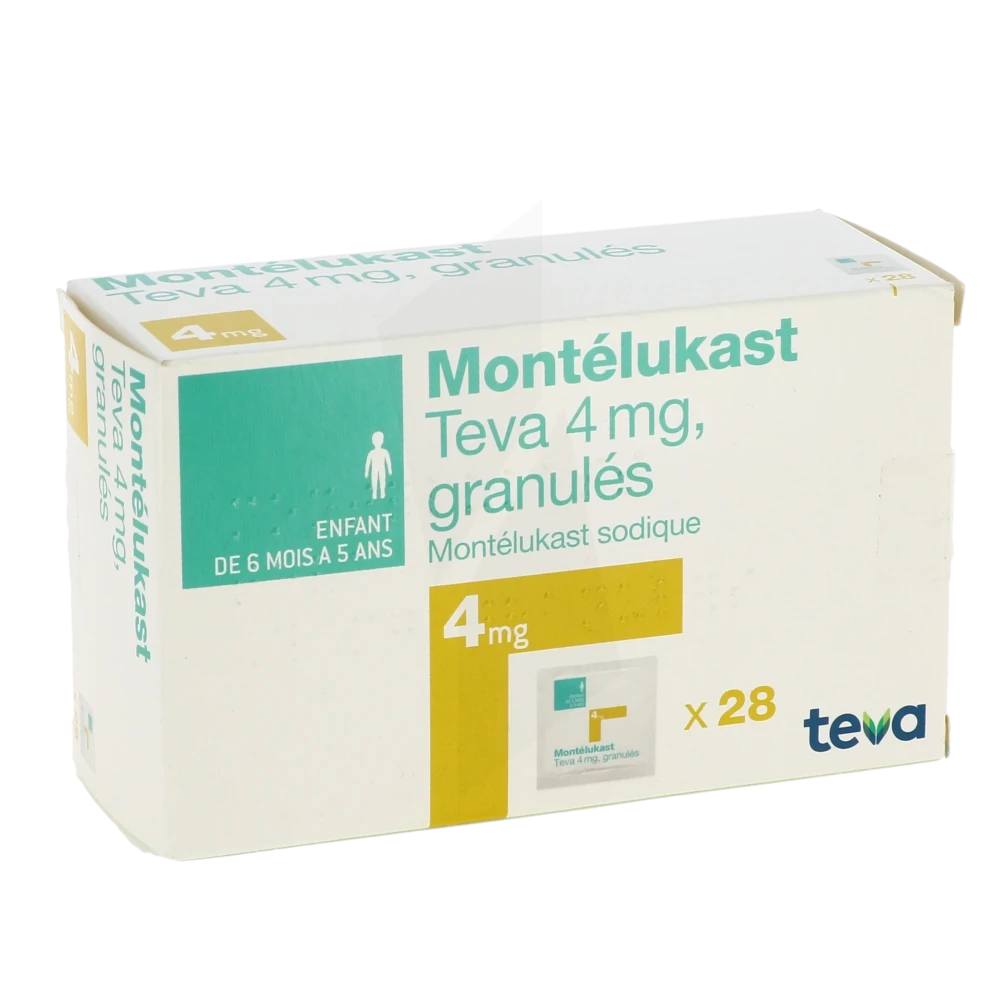 Montelukast Teva 4 Mg, Granulés