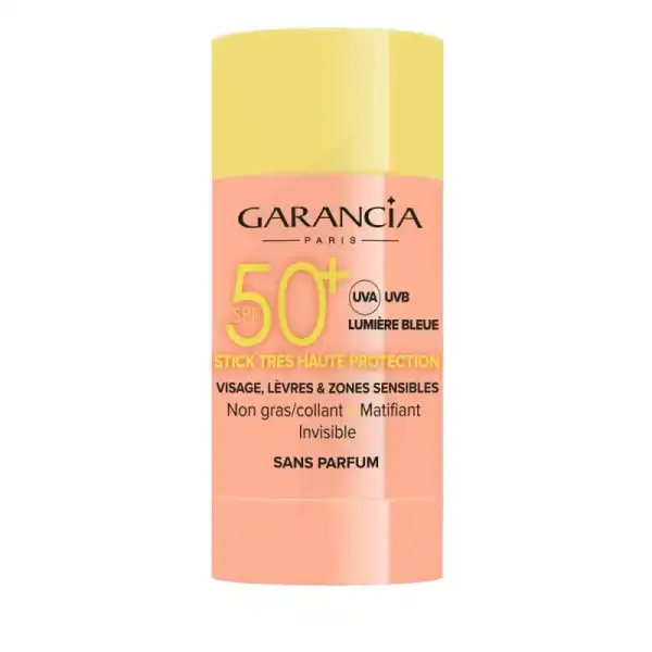 Garancia Sun Protect Spf50+ Stick Invisible Non Gras Zones Sensibles 15g