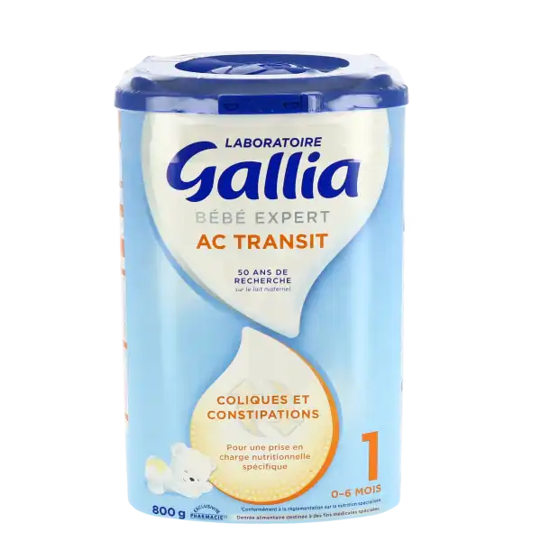 Gallia Bebe Expert Ac Transit 1 Lait En Poudre B/800g