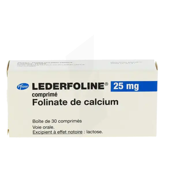 Lederfoline 25 Mg, Comprimé