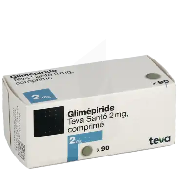 Glimepiride Teva Sante 2 Mg, Comprimé à NANTERRE