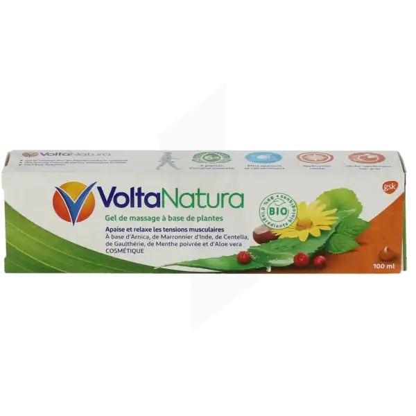 Voltanature Gel De Massage Plantes Bio T/100ml
