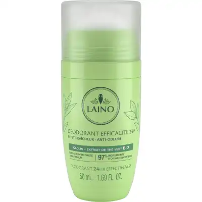 Laino Plaisirs Parfumes DÉodorant ThÉ Vert Bio Roll-on/50ml à CHÂLONS-EN-CHAMPAGNE