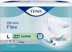 Tena Flex Super Protection Super Absorbant Large Sachet/30