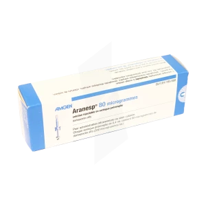 Aranesp 80 Microgrammes, Solution Injectable En Seringue Préremplie