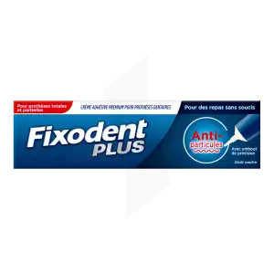 Fixodent Pro Crème Adhésive Plus Anti-particules 40g à Auterive