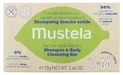Mustela Shampooing Douche Solide B/75g à Saint-Médard-en-Jalles