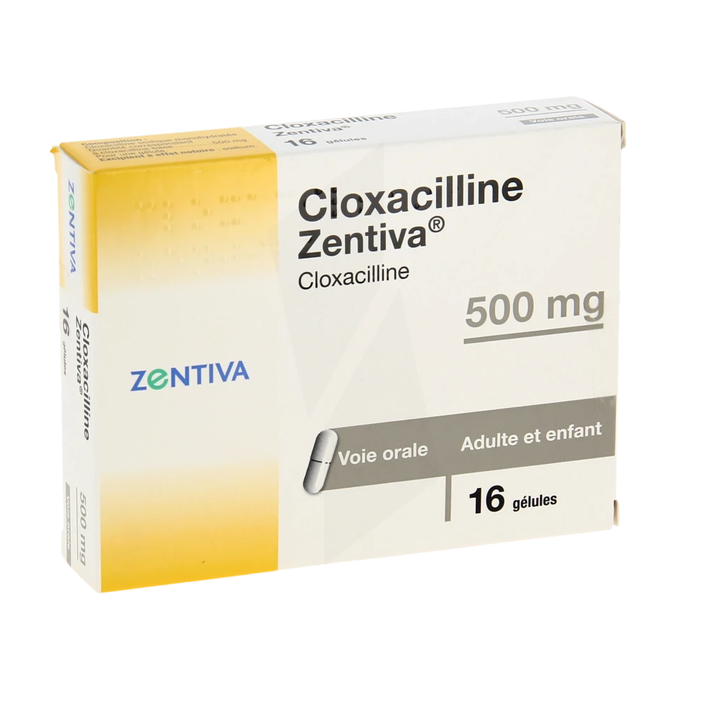 Cloxacilline Zentiva 500 Mg, Gélule