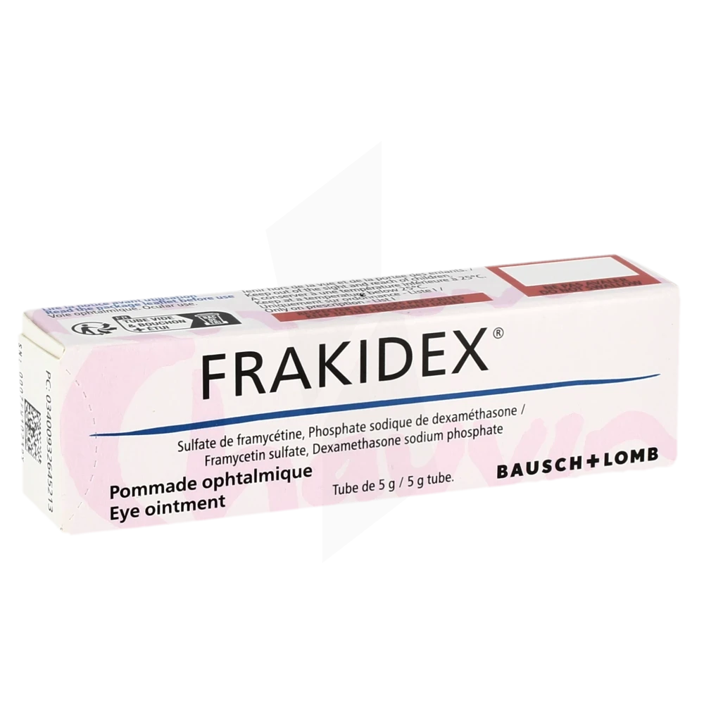 Frakidex, Pommade Ophtalmique