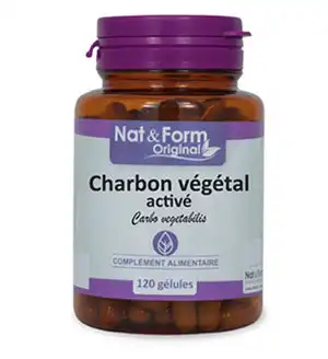 Nat&form Naturellement Charbon Végétal 200 Gélules à Mantes-La-Jolie